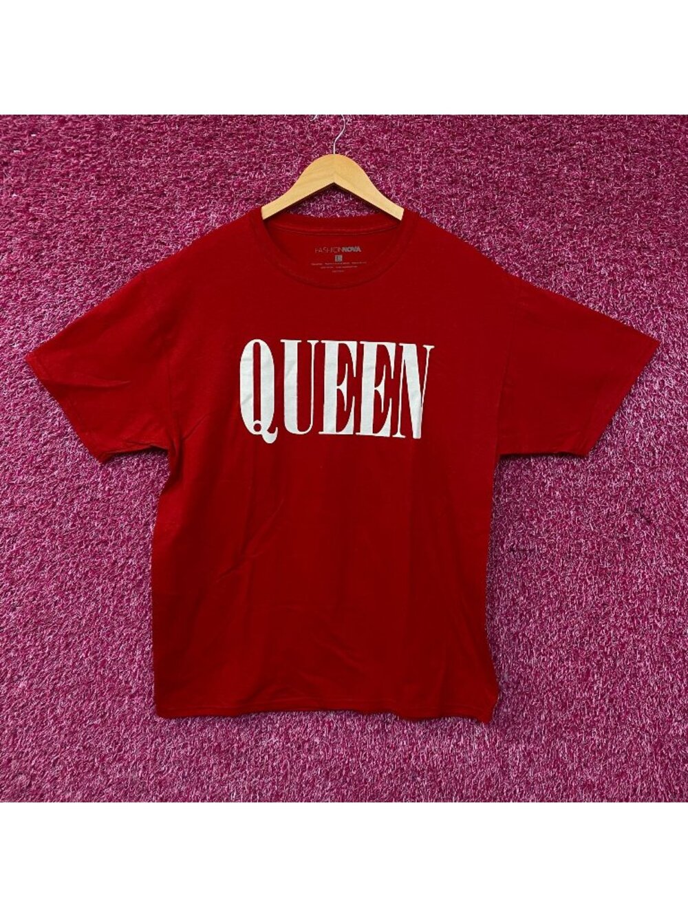 Fashion Nova A King's Queen T-Shirt Large